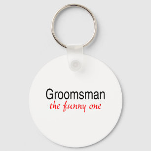 Porte-clés Groomsman le drôle