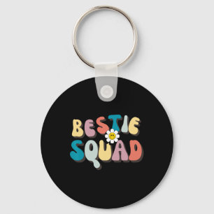 Porte-clés Groovy Bestie Squad Meilleures Amies Voyage Meille