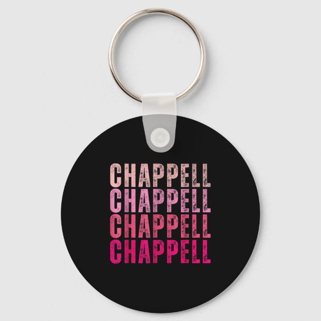 Porte-clés Groovy Chappell First Name D Chappell Tees Meme  (Recto)