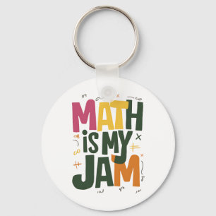 Porte-clés Groovy Math est mon truc premier jour de rentrée s