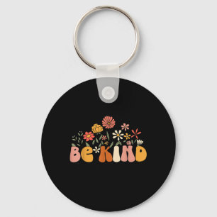 Porte-clés Groovy Soyez gentil pour votre esprit Fleur Santé