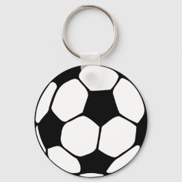 Porte-clés Gros plan sur le ballon de football