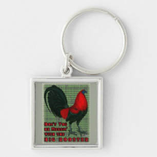 Porte-clés Gros Rooster Rouge