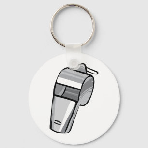 Porte-clés Gros sifflet en argent