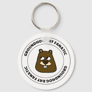 Porte-clés Groundhog Day Fanatic