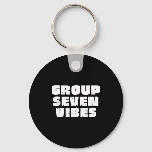Porte-clés Group 7 Seven Vibes Elite Members  (Recto)