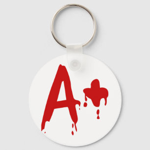 Porte-clés Groupe sanguin A+ Positif #Hôpital d'horreur