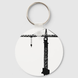 Porte-clés grue de grue à tour