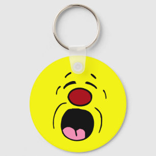 Porte-clés Grumpey à visage rayonnant