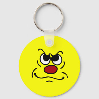 Porte-clés Grumpey face Fed up
