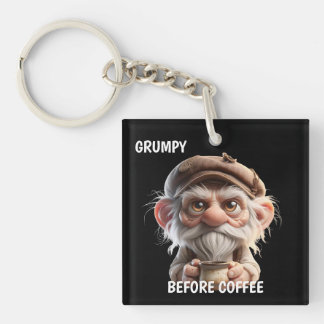 Porte-clés Grumpy Before Coffee Whimsical