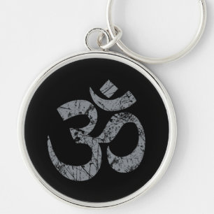 Porte-clés Grunge OM Symbole Spiritualité Yoga