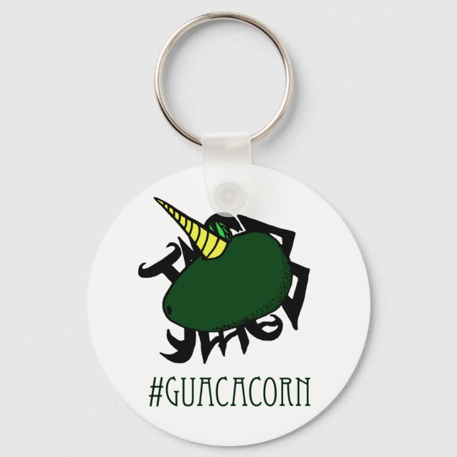 Porte-clés #Guacacorn (Recto)