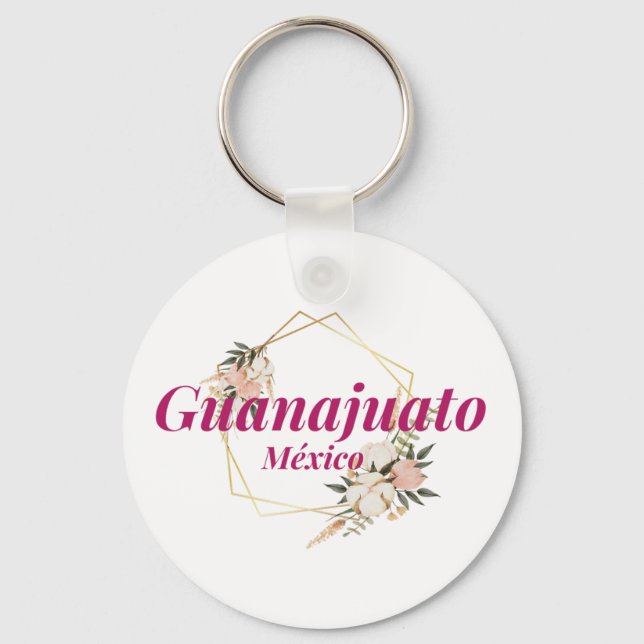 Porte-clés Guanajuato Mexique Destination Voyage (Recto)