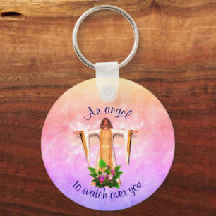 Porte-clés Guardian Angel Inspiration personnalisée