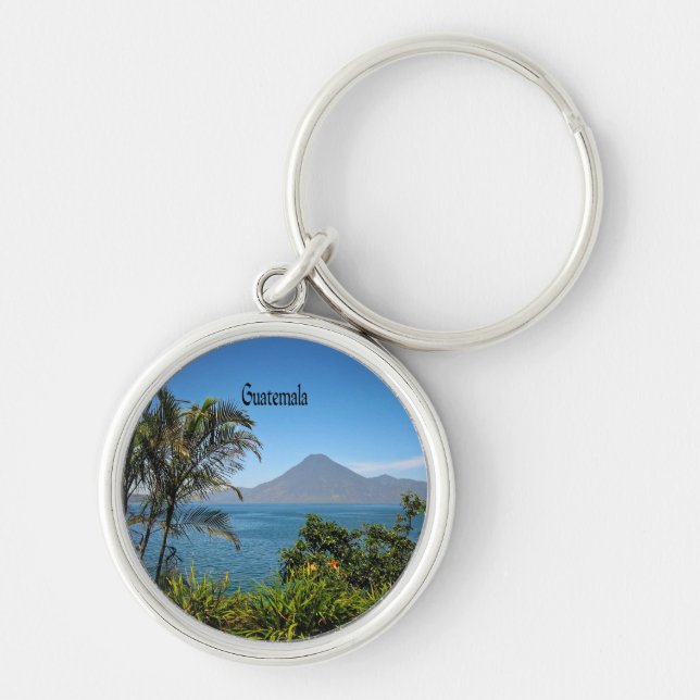 Porte-clés Guatemala, photo pittoresque, (Devant)