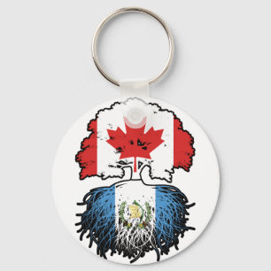 Porte-clés Guatémaltèque Racines canadiennes d'arbres du Cana