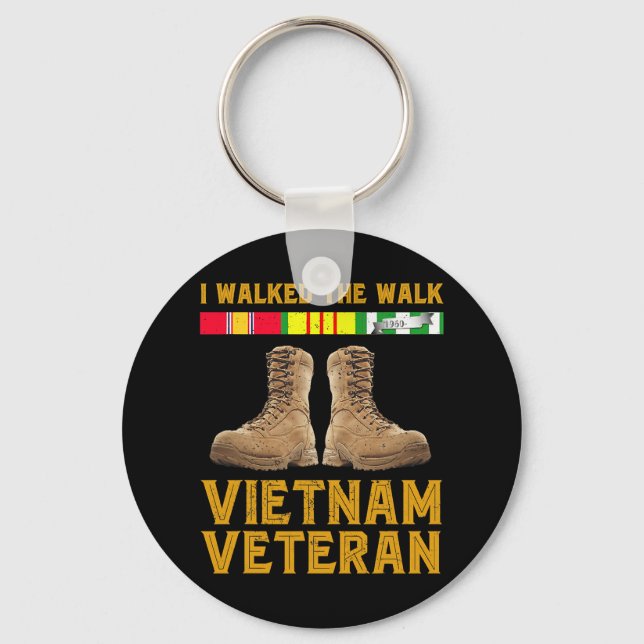 Porte-clés Guerre du Vietnam Anciens combattants américains J (Recto)