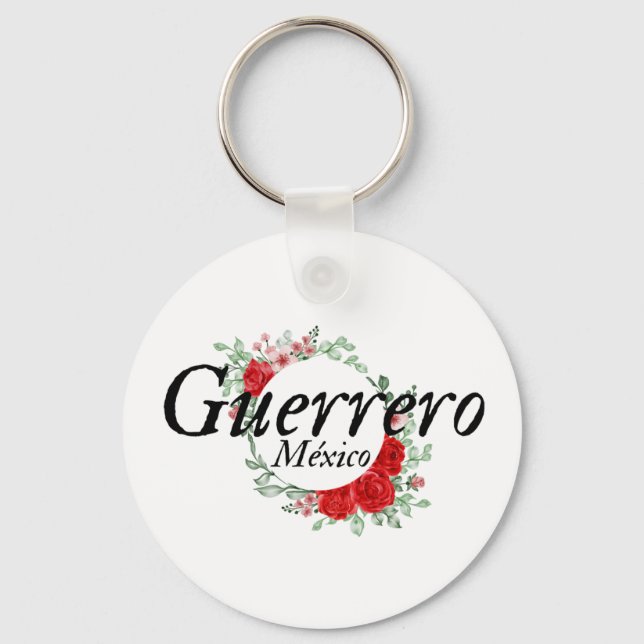 Porte-clés Guerrero Mexico Voyage Destination Bridesmaid (Recto)