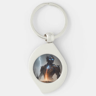 Porte-clés Guerrier Cyborg de la foudre