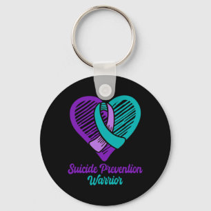 Porte-clés Guerrier de la prévention du suicide masculin, vio