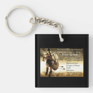 Porte-clés guerrier pour le porte - clé du Christ