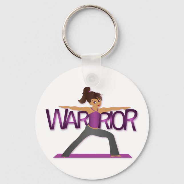 Porte-clés Guerrier Yoga Porte - clé fille (Recto)