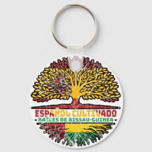 Porte-clés Guinée-Bissau-Guinée-Bissau-Espagne Arbre
