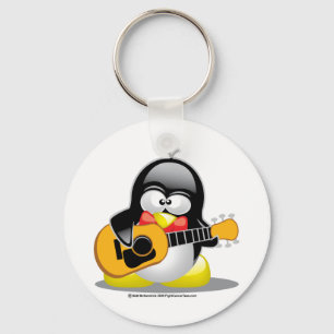 Porte-clés Guitar Penguin