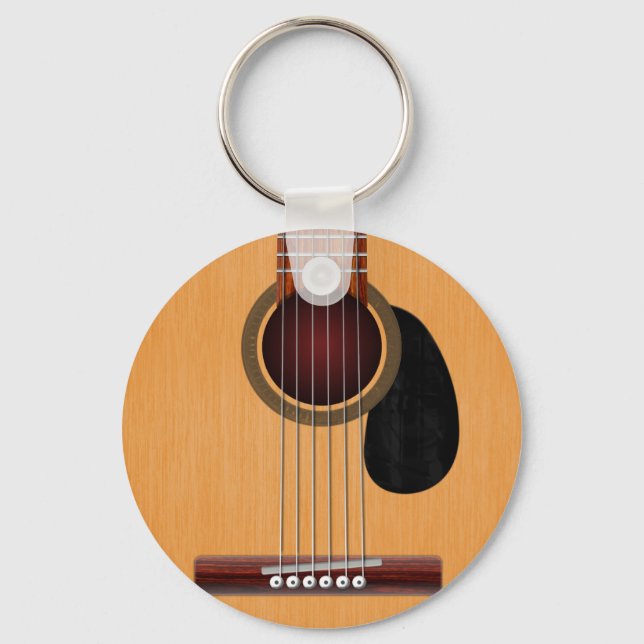 Porte-clés Guitare acoustique (Recto)