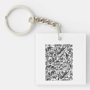Porte-clés Guitare Lover Cadeau Motif de guitare
