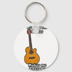 Porte-clés guitare positive pour les joueurs de guitare