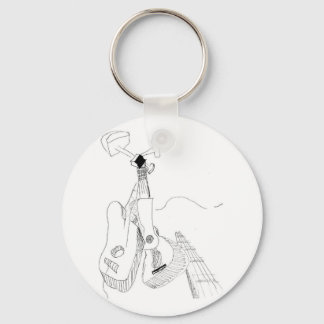 Porte-clés Guitares Cubistes