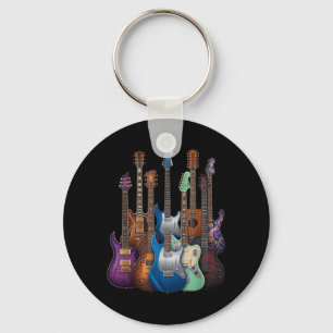 Porte-clés Guitares Guitaristes Musique Guitare Cadeaux Pour