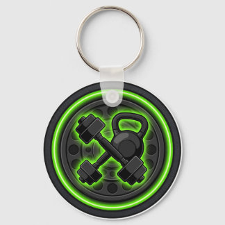 Porte-clés Gym Fitness Dumbbell Strength Keychain