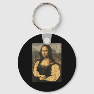 Porte-clés Gymnase Mona Lisa Muscle Amusement Entraînement Fi