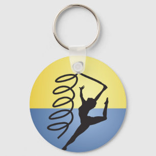 Porte-clés Gymnastics Ribbon Routine Keychain