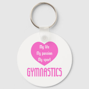 Porte-clés Gymnastique Vie Passion Sport