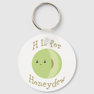 Porte-clés H is for Honeydew