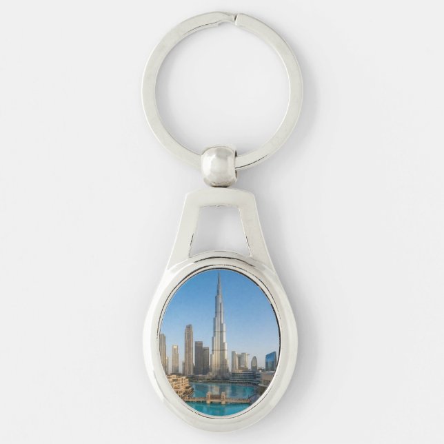 Porte-clés Habibi Come To Dubai Custom Name Travel  (Devant)