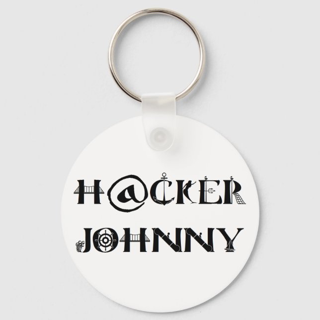 Porte-clés hacker johnny (Recto)