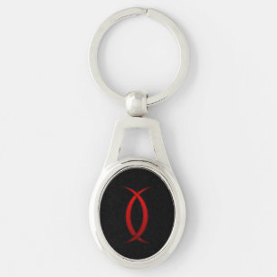 Porte-clés Hades Symbole Porte - clé - Style minimal foncé