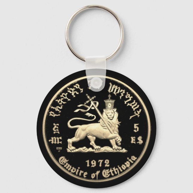 Porte-clés Haile Selassie - Empire d'Éthiopie - HIM Tanktop (Verso)