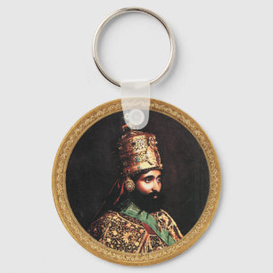 Porte-clés Haile Selassie - Jah Rastafari Reggae Roots T-shir