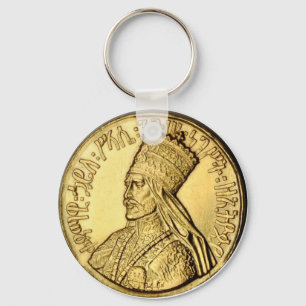 Porte-clés Haile Selassie Rasta Keychain