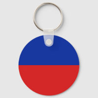 Haïti Porte - clé du drapeau Fisheye