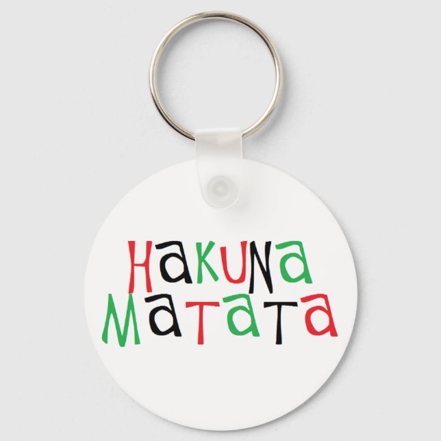 Porte-clés Hakuna matata (Recto)
