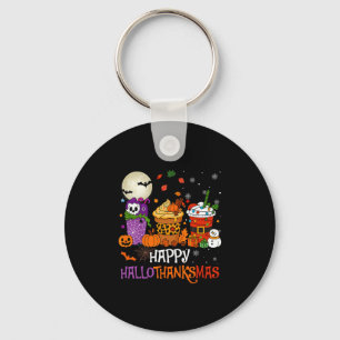 Porte-clés Hallothanksmas Halloween Thanksgiving Christmas Co