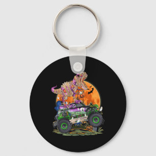 Porte-clés Halloween 2023 Dinosaur Skeleton T rex Scary Pumpk