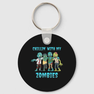 Porte-clés Halloween Chillin Avec Mes Zombies Garçons Filles